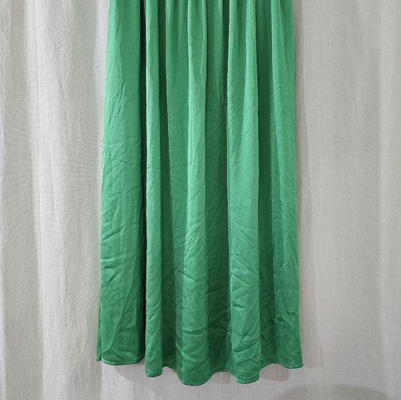a new day Pleated Maxi Sundress in Green Women's Size M - Picture 3 of 9